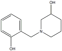 1-(2-hydroxybenzyl)piperidin-3-ol Struktur