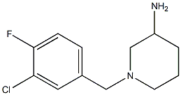 1-(3-chloro-4-fluorobenzyl)piperidin-3-amine Struktur