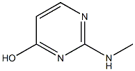 2-(methylamino)pyrimidin-4-ol Struktur