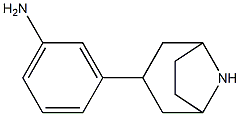 3-(8-azabicyclo[3.2.1]oct-3-yl)aniline Struktur