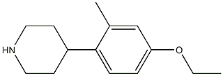 4-(4-ethoxy-2-methylphenyl)piperidine Struktur