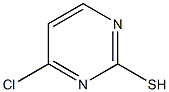 4-chloropyrimidine-2-thiol Struktur