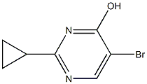 5-bromo-2-cyclopropylpyrimidin-4-ol Struktur