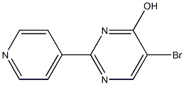 5-bromo-2-pyridin-4-ylpyrimidin-4-ol Struktur