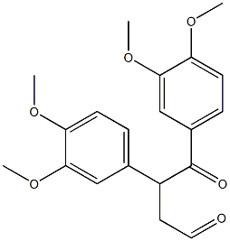 bis(3,4-dimethoxyphenyl)butane-1,4-dione Struktur