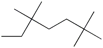 2,2,5,5-tetramethylheptane Struktur