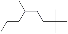 2,2,5-trimethyloctane Struktur