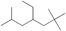 2,2,6-trimethyl-4-ethylheptane Struktur