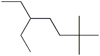 2,2-dimethyl-5-ethylheptane Struktur