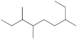 3,4,7-trimethylnonane Struktur