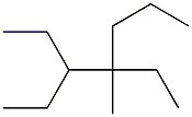 4-methyl-3,4-diethylheptane Struktur