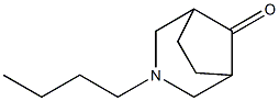 3-N-BUTYL-3-AZABICYCLO[3.2.1]OCTAN-8-ONE Struktur