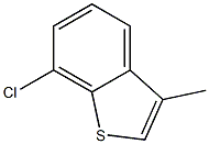 3-METHYL-7-CHLOROBENZOTHIOPHENE Struktur