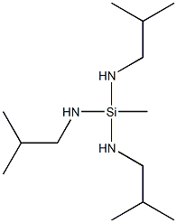 TRIS-(2-METHYLPROPYLAMINO)METHYLSILANE Struktur