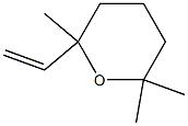 2-ETHENYL-2,6,6-TRIMETHYLTETRAHYDRO-2H-PYRAN Struktur