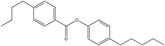 4-PENTYLPHENYL 4-BUTYLBENZOATE Struktur