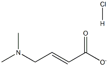 4-DIMETHYLAMINOCROTONATE HCL Struktur