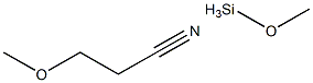 3-methoxypropionitrile methoxysilane Struktur