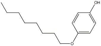 hydroquinone monooctyl ether Struktur