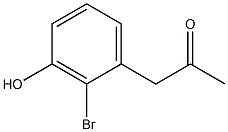 2-BROMO-3-HYDROXYPHENYLACETONE Struktur