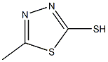 2-METHYL-5-MERCAPTO-1,3,4-THIADIAZOLE 98% Struktur