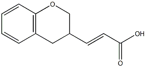 3-(3,4-DIHYDRO-2H-CHROMEN-3-YL)ACRYLIC ACID Struktur