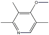 4-METHYOXY-3,5-DIMETHYL-2-HYDROMETHYL PYRIDINE Struktur