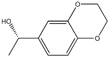 (1S)-1-(2,3-DIHYDRO-1,4-BENZODIOXIN-6-YL)ETHANOL Struktur