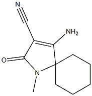 4-AMINO-1-METHYL-2-OXO-1-AZASPIRO[4.5]DEC-3-ENE-3-CARBONITRILE Struktur