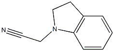 2,3-DIHYDRO-1H-INDOL-1-YLACETONITRILE Struktur