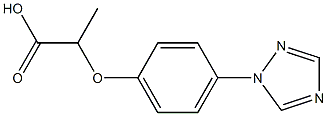 2-(4-[1,2,4]TRIAZOL-1-YL-PHENOXY)-PROPIONIC ACID 97% Struktur