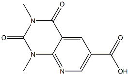 1,3-DIMETHYL-2,4-DIOXO-1,2,3,4-TETRAHYDROPYRIDO[2,3-D]PYRIMIDINE-6-CARBOXYLIC ACID Struktur