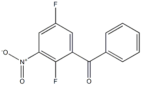 2,5-DIFLUORO-3-NITROBENZOPHENONE Struktur