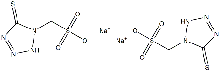 2,5-DIHYDRO-5-THIOXO-1H-TETRAZOLE-1-METHANESULFONIC ACID DISODIUM SALT 97.5% Struktur