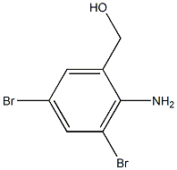 3,5-Dibromo-2-amino Benzalcohol Struktur