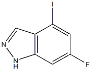 4-IODO-6-FLUOROINDAZOLE Struktur