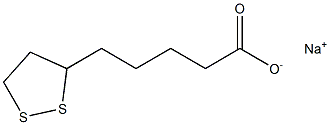 DL-ALPHA-LIPOIC ACID SODIUM SALT Struktur