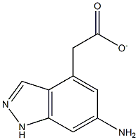 6-AMINOINDAZOLE 4-METHYL CARBOXYLATE Struktur