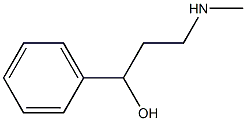 METHYL 3-HYDROXY-3-PHENYLPROPYLAMINE Struktur