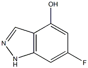 6-FLUORO-4-HYDROXYINDAZOLE Struktur