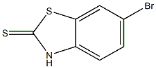 6-BROMO-2-BENZOTHIAZOLINETHIONE Struktur