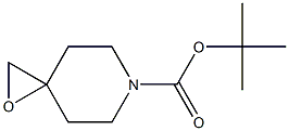 1-Oxa-6-aza-spiro[2.5]octane-6-carboxylic acid tert-butyl ester
 Struktur