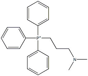 (3-Dimethylamino-propyl)-triphenylphosphonium Struktur