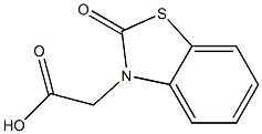 2-Oxo-3-Benzothiaxolacetic Acid Struktur