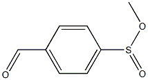 P-METHYLSULFINO BENZALDEHYDE Struktur