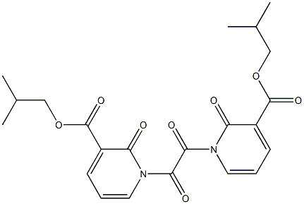 N,N''-OXALYLBIS(ISOBUTYL 2-OXONICOTINATE) Struktur