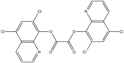 O,O''-OXALYLBIS(5,7-DICHLORO-8-QUINOLINOL) Struktur