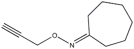 CYCLOHEPTANONE O-PROP-2-YNYL-OXIME Struktur