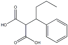 (1-PHENYLBUTYL)MALONIC ACID Struktur