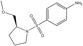 (S)-4-{[2-(METHOXYMETHYL)PYRROLIDIN-1-YL]SULFONYL}ANILINE Struktur